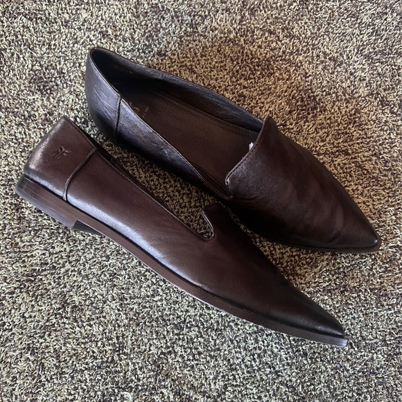 Frye Kenzie Venetian flats - Black Leather - Picture 2 of 4